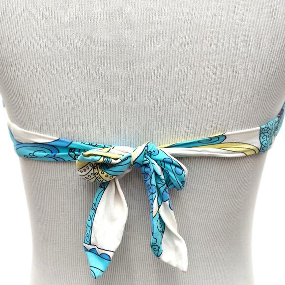 2 Trina Turk Multi-Color Bandeau Bikini Tops Size 4 - Picture 4 of 12
